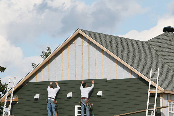Professional Emergency Siding Repair technician working in Land O'Lakes, FL